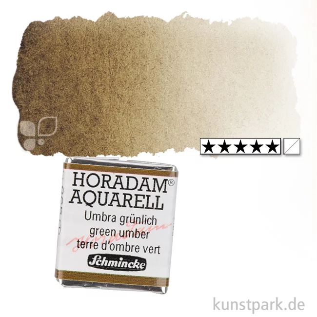 Artikelbild 1 des Artikels “Schmincke HORADAM Aquarellfarben 1/2 Napf | 665 Umbra grünlich“