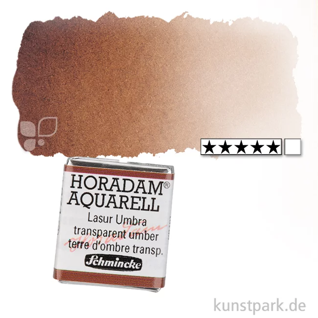 Artikelbild 1 des Artikels “Schmincke HORADAM Aquarellfarben 1/2 Napf | 671 Lasur Umbra“