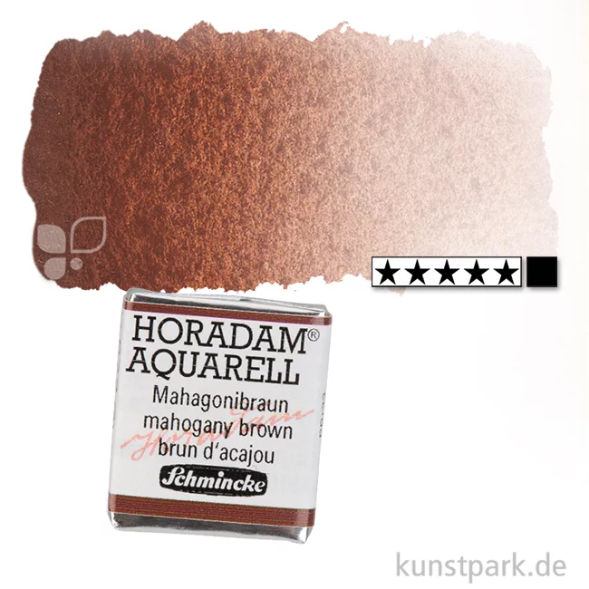 Artikelbild 1 des Artikels “Schmincke HORADAM Aquarellfarben 1/2 Napf | 672 Mahagonibraun“