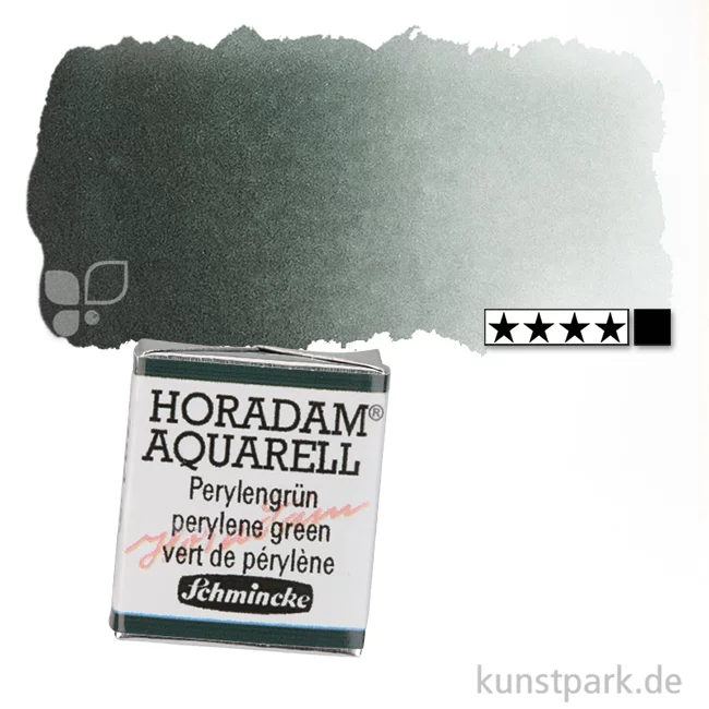 Artikelbild 1 des Artikels “Schmincke HORADAM Aquarellfarben 1/2 Napf | 784 Perylengrün“