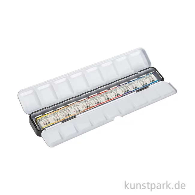 Artikelbild 1 des Artikels “Schmincke HORADAM Aquarellkasten, 1 Schiene, H. Soan, 12 x 1/2 Näpfe “
