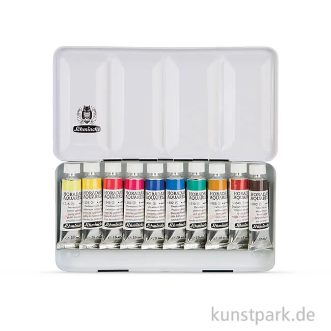 Artikelbild 1 des Artikels “Schmincke HORADAM Aquarellkasten mit 10 Tuben 15 ml “