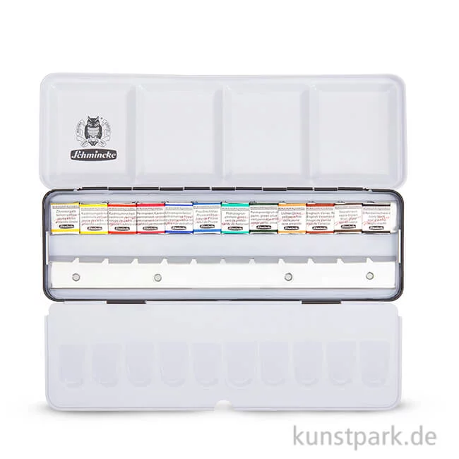 Artikelbild 1 des Artikels “Schmincke HORADAM Aquarellkasten mit 12 halben Näpfchen + Reserve “