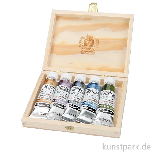 Artikelbild 1 des Artikels “Schmincke HORADAM Supergranulierend Tundra - Holzkasten 5 x 15 ml “