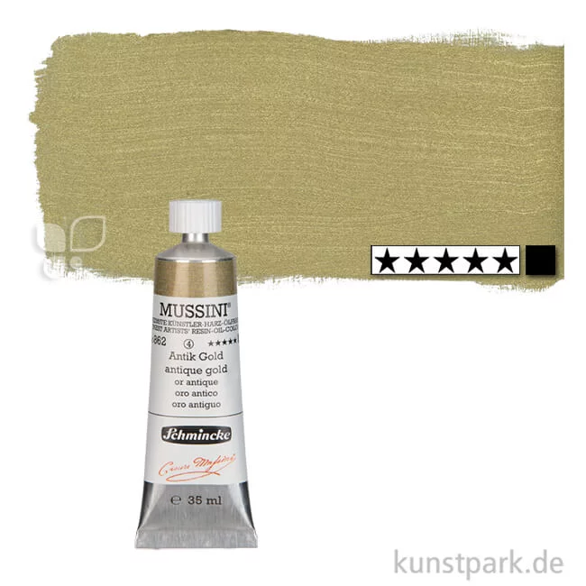Artikelbild 1 des Artikels “Schmincke MUSSINI Ölfarben Gold 35 ml Tube | 862 Antik Gold“