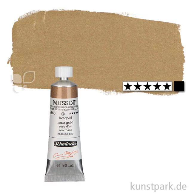 Artikelbild 1 des Artikels “Schmincke MUSSINI Ölfarben Gold 35 ml Tube | 865 Rotgold“