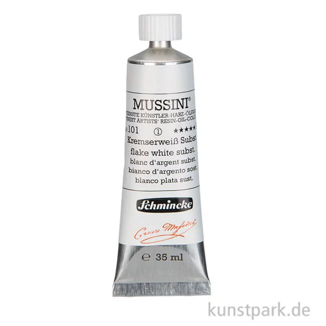 Artikelbild 1 des Artikels “Schmincke MUSSINI Ölfarbe, 101 Kremserweiß Substitut, 35 ml “