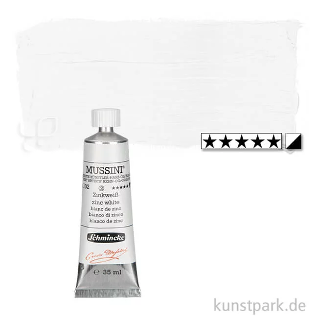 Artikelbild 1 des Artikels “Schmincke MUSSINI Ölfarben 35 ml | 102 Zinkweiß“