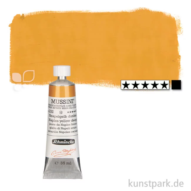 Artikelbild 1 des Artikels “Schmincke MUSSINI Ölfarben 35 ml | 232 Neapelgelb dunkel“