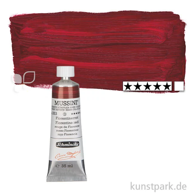 Artikelbild 1 des Artikels “Schmincke MUSSINI Ölfarben 35 ml | 353 Florentinerrot“