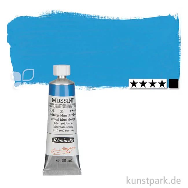 Artikelbild 1 des Artikels “Schmincke MUSSINI Ölfarben 35 ml | 486 Königsblau dunkel“