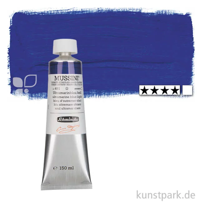 Artikelbild 1 des Artikels “Schmincke MUSSINI Ölfarben 150 ml | 491 Ultramarinblau hell“