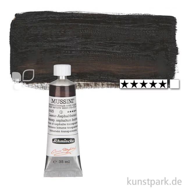Artikelbild 1 des Artikels “Schmincke MUSSINI Ölfarben 35 ml | 645 Lasur-Asphaltbraun“