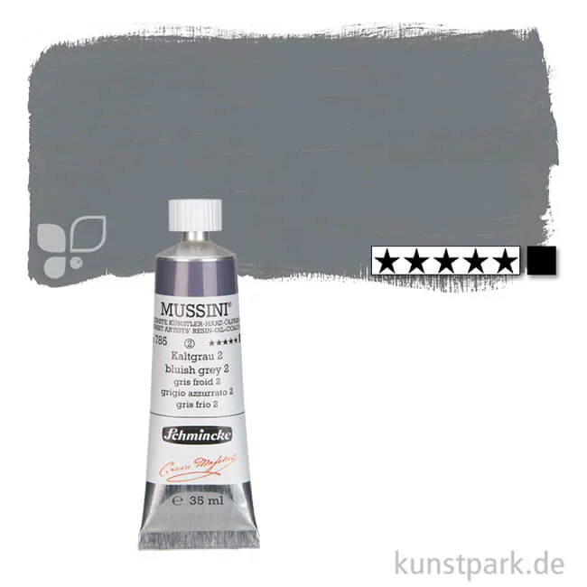 Artikelbild 1 des Artikels “Schmincke MUSSINI Ölfarben 35 ml | 785 Kaltgrau 2“