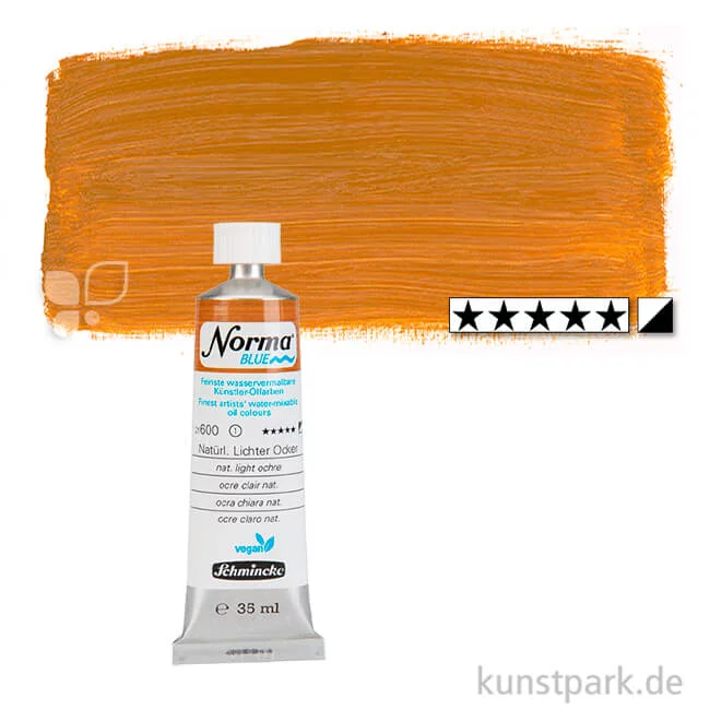 Artikelbild 1 des Artikels “Schmincke NORMA Blue - wasservermalbare Ölfarbe, 35 ml Tube | Natürl. Lichter Ocker“