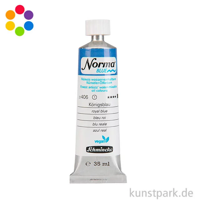 Artikelbild 1 des Artikels “Schmincke NORMA Blue - wasservermalbare Ölfarbe, 35 ml “