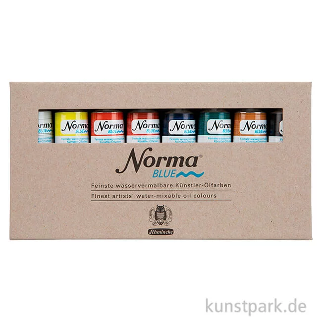 Artikelbild 1 des Artikels “Schmincke NORMA Blue - wasservermalbare Ölfarben, Kartonset, 8 x 35 ml “
