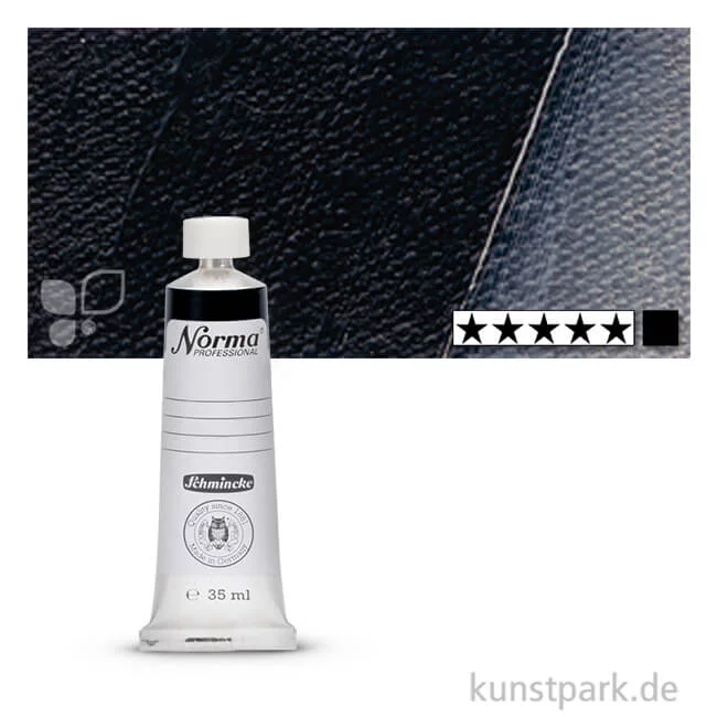 Artikelbild 1 des Artikels “Schmincke NORMA Ölfarben 35 ml | 704 Elfenbeinschwarz“