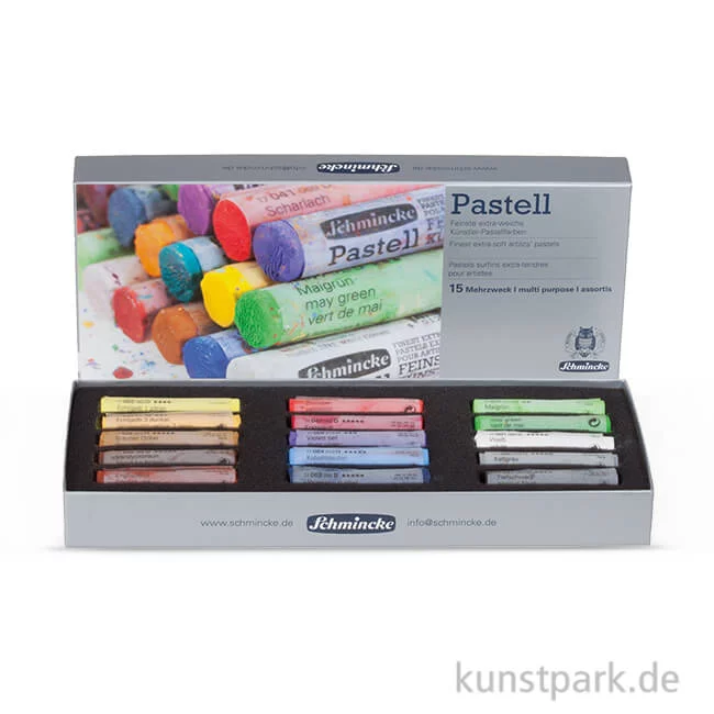 Artikelbild 1 des Artikels “Schmincke PASTELL - Kartonset Mehrzweck 15 Stifte “