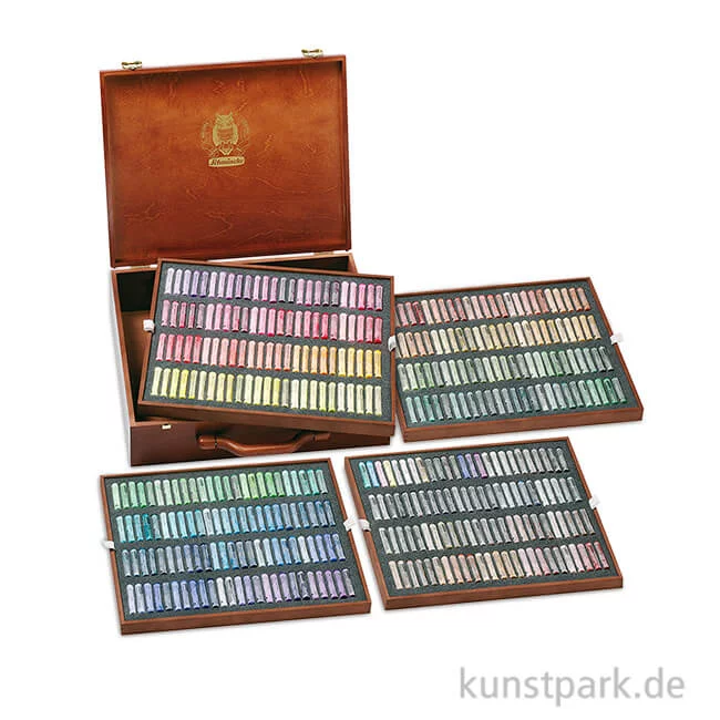 Artikelbild 1 des Artikels “Schmincke PASTELL - Holzkasten Komplett-Sortiment 400 Stifte “