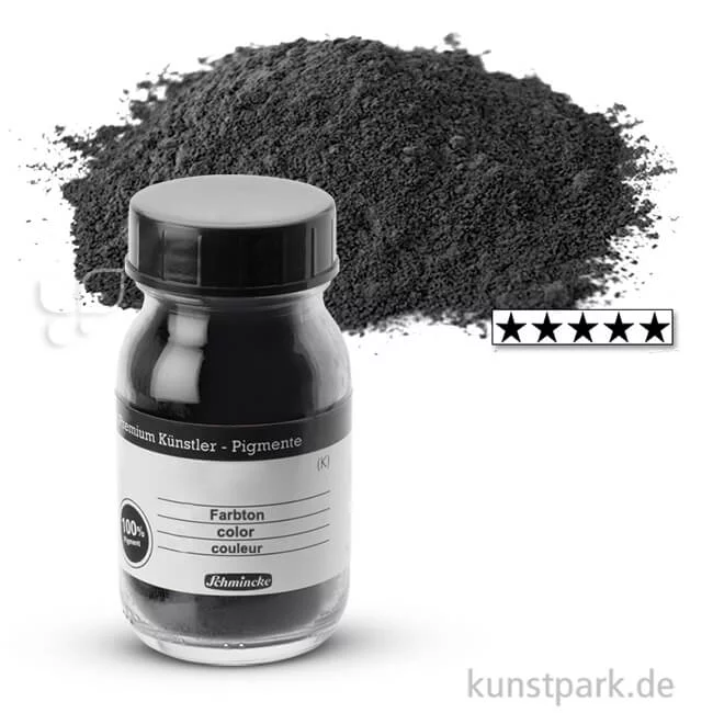 Artikelbild 1 des Artikels “Schmincke Künstler-Pigmente 100 ml | 723 Elfenbeinschwarz“