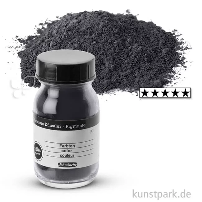 Artikelbild 1 des Artikels “Schmincke Künstler-Pigmente 100 ml | 727 Eisenoxidschwarz“
