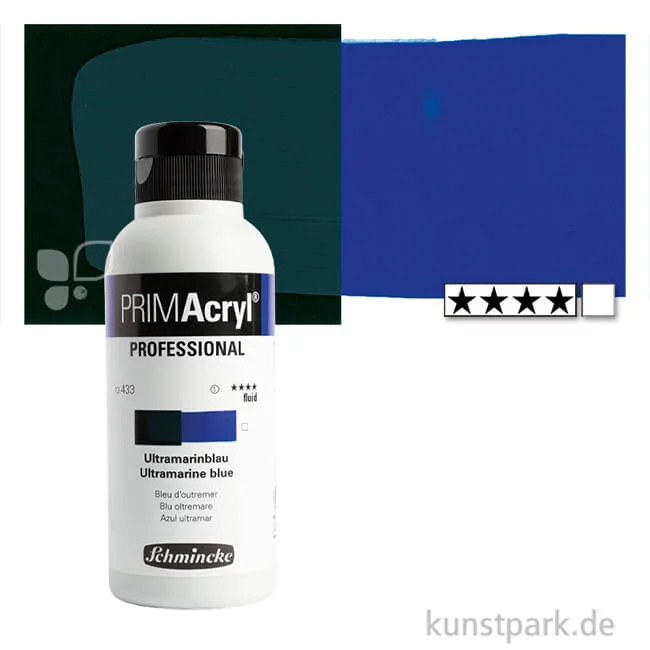Artikelbild 1 des Artikels “Schmincke PRIMAcryl Acrylfarben 250 ml Fluid | 433 Ultramarinblau“
