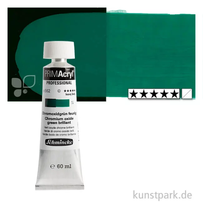 Artikelbild 1 des Artikels “Schmincke PRIMAcryl Acrylfarben 60 ml | 562 Chromdioxidgrün feurig“