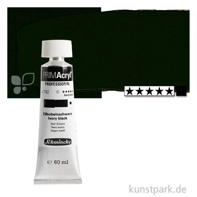 Artikelbild 1 des Artikels “Schmincke PRIMAcryl Acrylfarben 60 ml | 792 Elfenbeinschwarz“