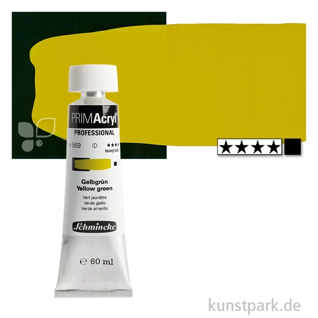 Artikelbild 1 des Artikels “Schmincke PRIMAcryl Acrylfarben 60 ml | 569 Gelbgrün“