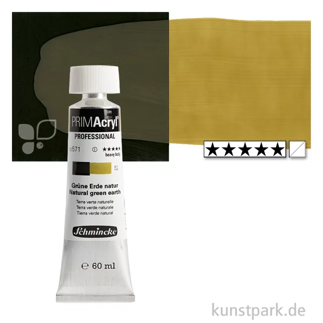 Artikelbild 1 des Artikels “Schmincke PRIMAcryl Acrylfarben 60 ml | 571 Grüne Erde natur“