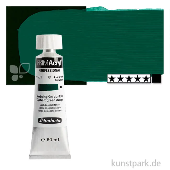 Artikelbild 1 des Artikels “Schmincke PRIMAcryl Acrylfarben 60 ml | 561 Kobaltgrün dunkel“