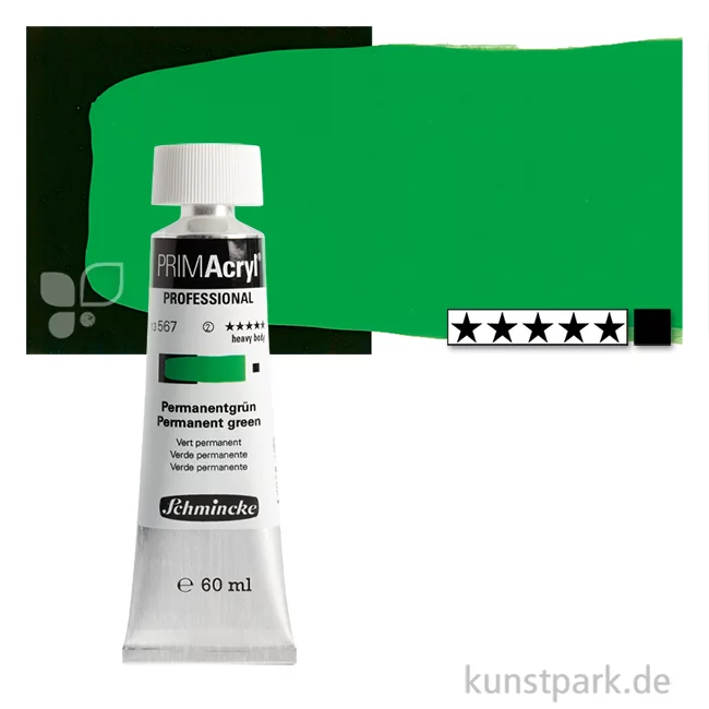 Artikelbild 1 des Artikels “Schmincke PRIMAcryl Acrylfarben 60 ml | 567 Permanentgrün hell“
