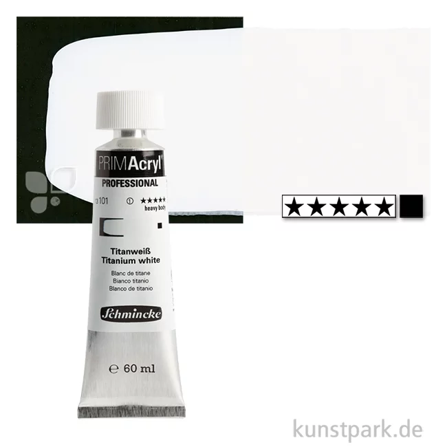 Artikelbild 1 des Artikels “Schmincke PRIMAcryl Acrylfarben 60 ml | 101 Titanweiss“