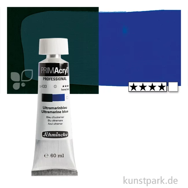 Artikelbild 1 des Artikels “Schmincke PRIMAcryl Acrylfarben 60 ml | 433 Ultramarinblau“