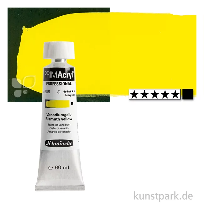 Artikelbild 1 des Artikels “Schmincke PRIMAcryl Acrylfarben 60 ml | 206 Vanadiumgelb hell“