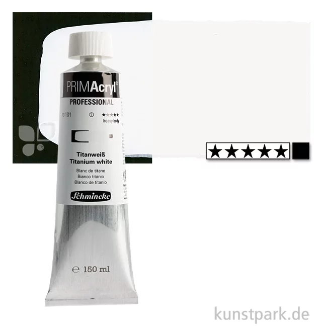 Artikelbild 1 des Artikels “Schmincke PRIMAcryl Acrylfarben 150 ml | 101 Titanweiß“