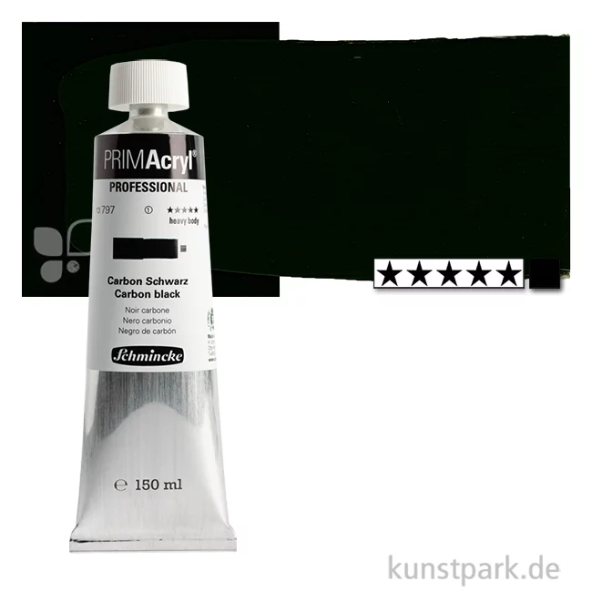 Artikelbild 1 des Artikels “Schmincke PRIMAcryl Acrylfarben 150 ml | 797 Carbon Schwarz“