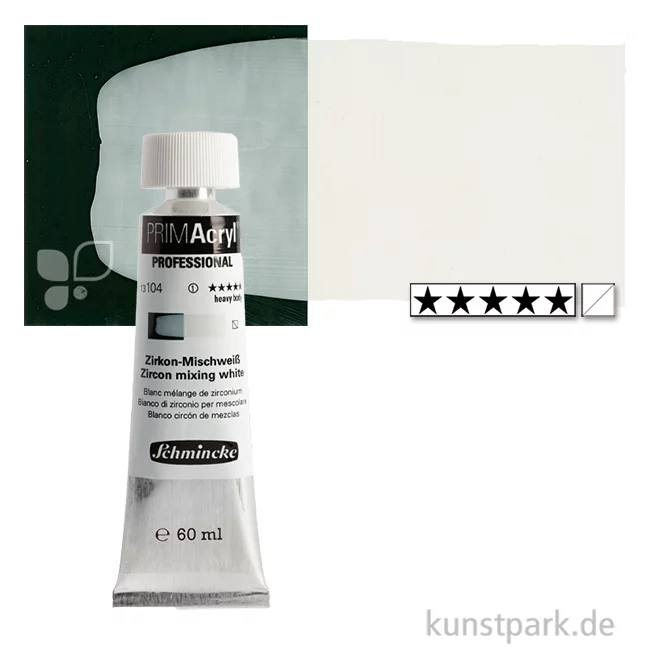 Artikelbild 1 des Artikels “Schmincke PRIMAcryl Acrylfarben 60 ml | 104 Zirkon-Mischweiß“