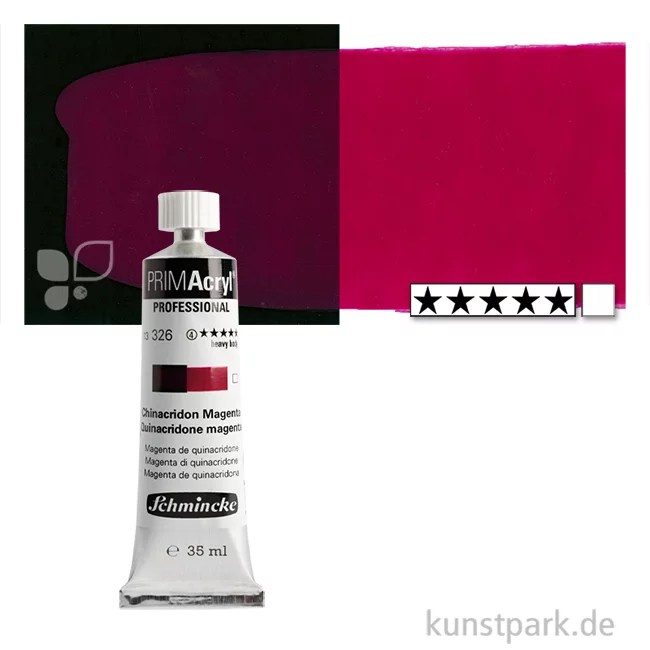 Artikelbild 1 des Artikels “Schmincke PRIMAcryl Acrylfarben 35 ml | 326 Chinacridon Magenta“