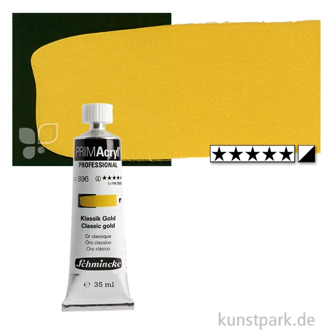 Artikelbild 1 des Artikels “Schmincke PRIMAcryl Acrylfarben 35 ml | 896 Klassik Gold“
