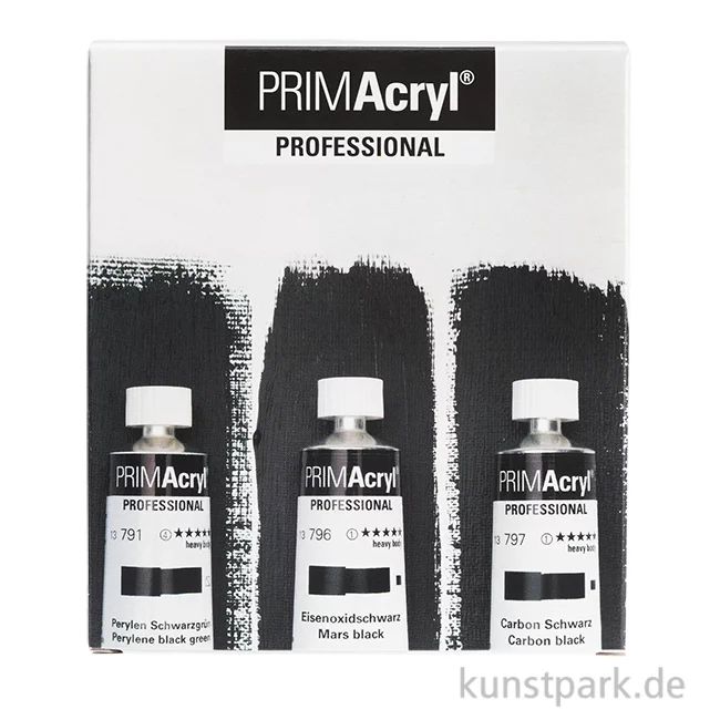 Artikelbild 1 des Artikels “Schmincke PRIMAcryl Set - Schwarztöne, 3 x 35 ml “