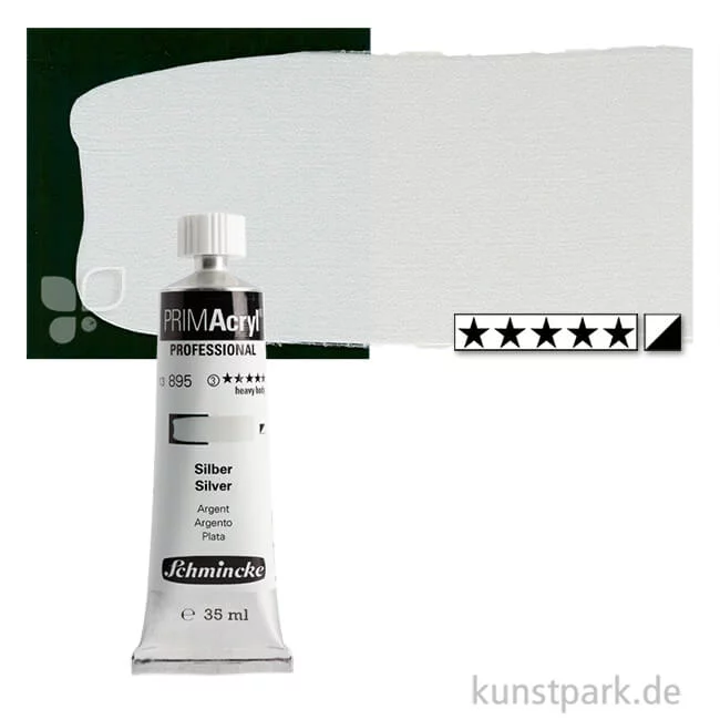 Artikelbild 1 des Artikels “Schmincke PRIMAcryl Acrylfarben 35 ml | 895 Silber“
