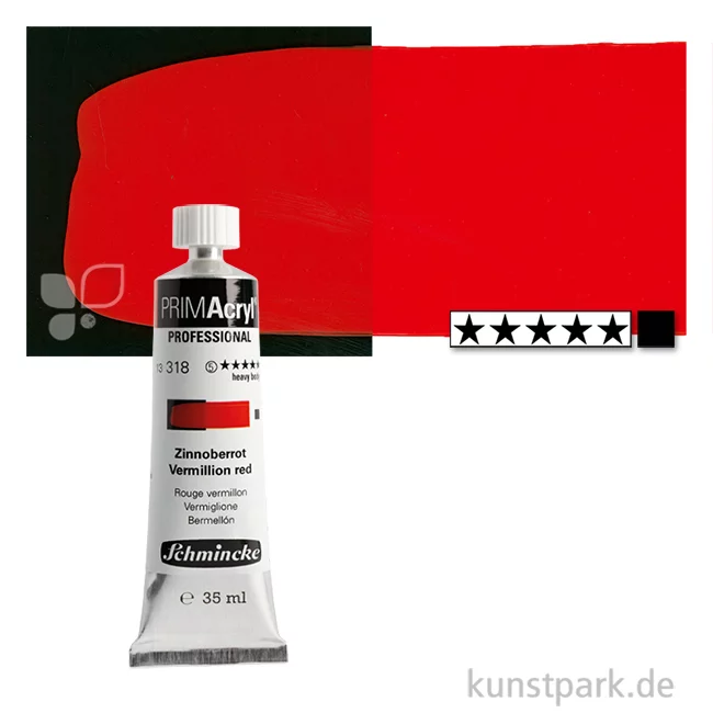Artikelbild 1 des Artikels “Schmincke PRIMAcryl Acrylfarben 35 ml | 318 Zinnoberrot“