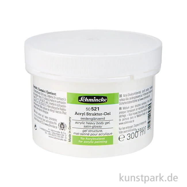 Artikelbild 1 des Artikels “Schmincke Struktur-Gel seidenglänzend 300 ml “
