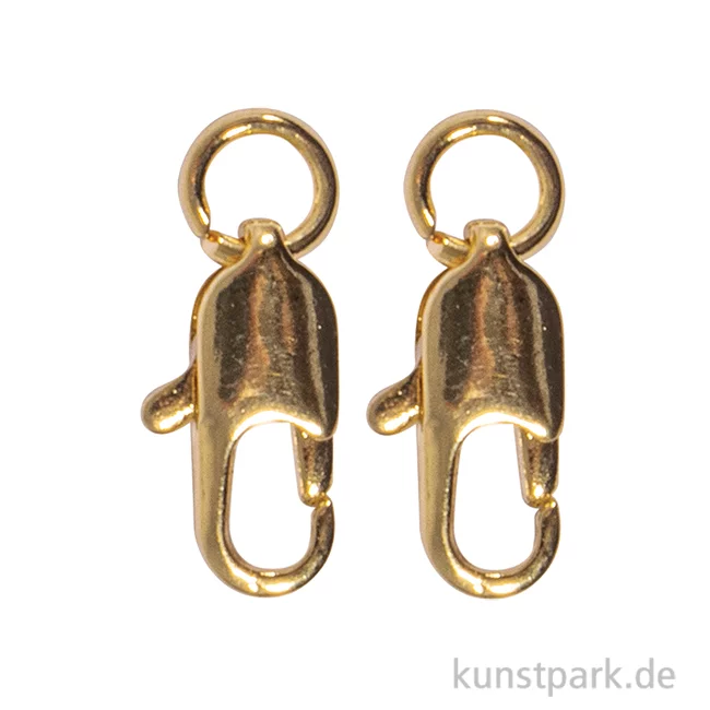 Artikelbild 1 des Artikels “Schmuck Karabiner-Schließe, Gold, 9,2 x 3,4 mm, 2 Stück “