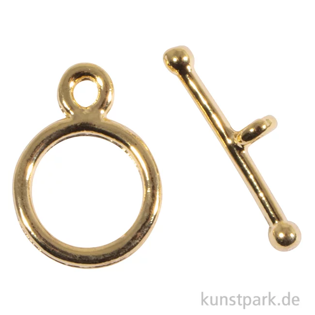 Artikelbild 1 des Artikels “Schmuck Knebelverschluss filigran, 14 mm ø, Gold “