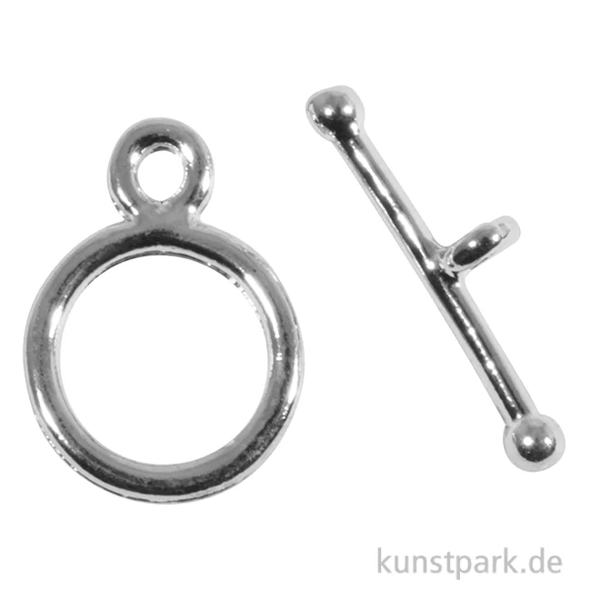 Artikelbild 1 des Artikels “Schmuck Knebelverschluss filigran, 14 mm ø, Silber “