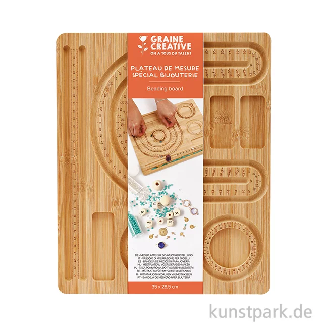 Artikelbild 1 des Artikels “Schmuck Messplatte aus Bambus, 35 x 28,5 cm “
