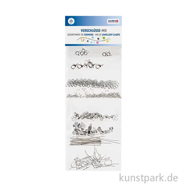 Artikelbild 1 des Artikels “Schmuck Verschlüsse Mix, 8 verschiedene Sorten, 370 Teile “